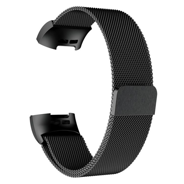 Bracelet de montre magnétique milanais en acier inoxydable xDfind, For Fitbit Charge 3 / 4