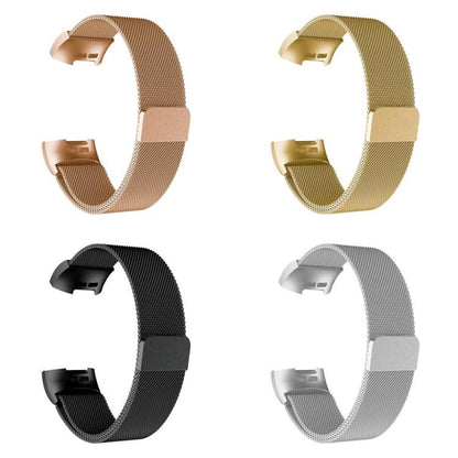 Bracelet de montre magnétique milanais en acier inoxydable xDfind, For Fitbit Charge 3 / 4