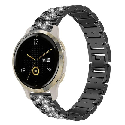 Bracelet de montre en acier xDfind Diamond Jewelry, 20mm For COROS APEX 2 42mm / PACE 2, 20mm For Ticwatch GTH / E3 / E / 2, 22mm For Ticwatch Pro X / Pro3 / Pro / GTX / E2, 20mm For Xiaomi Haylou RS4 Plus LS11, 22mm For Xiaomi Watch S3/2 Pro/S2/S1    ...