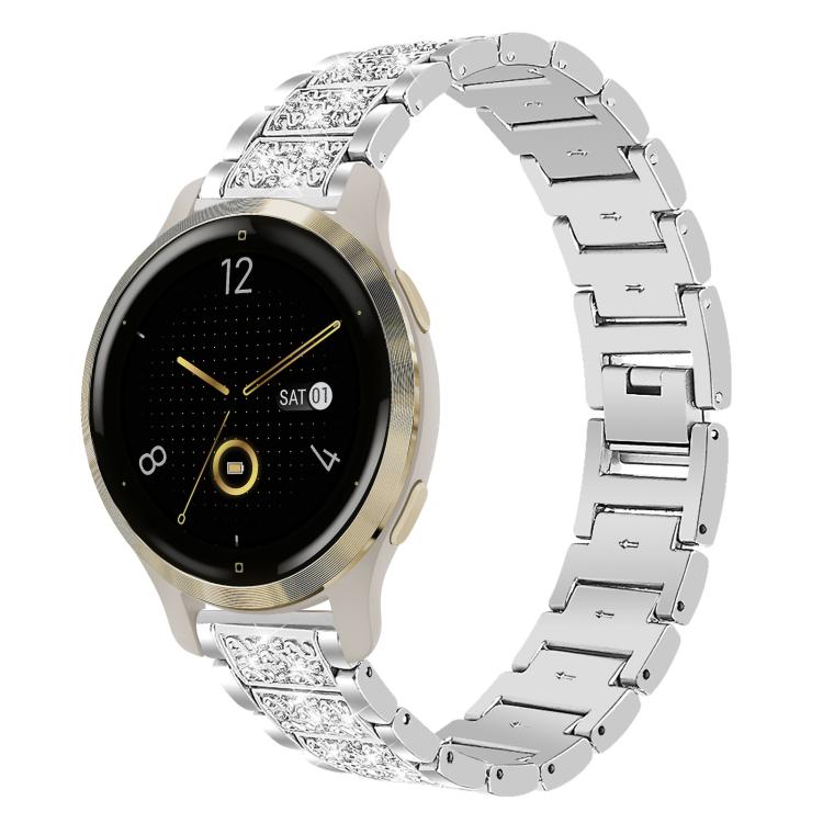 Bracelet de montre en acier xDfind Diamond Jewelry, 20mm For COROS APEX 2 42mm / PACE 2, 20mm For Ticwatch GTH / E3 / E / 2, 22mm For Ticwatch Pro X / Pro3 / Pro / GTX / E2, 20mm For Xiaomi Haylou RS4 Plus LS11, 22mm For Xiaomi Watch S3/2 Pro/S2/S1    ...
