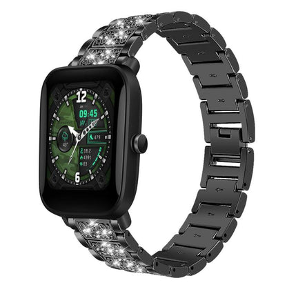 Bracelet de montre en acier xDfind Diamond Jewelry, 20mm For COROS APEX 2 42mm / PACE 2, 20mm For Ticwatch GTH / E3 / E / 2, 22mm For Ticwatch Pro X / Pro3 / Pro / GTX / E2, 20mm For Xiaomi Haylou RS4 Plus LS11, 22mm For Xiaomi Watch S3/2 Pro/S2/S1    ...