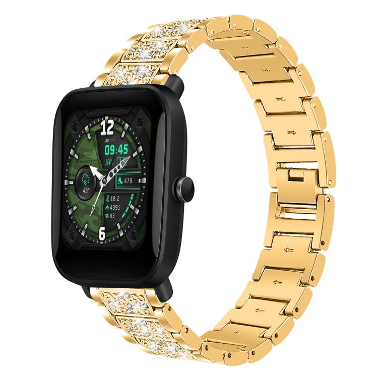 Bracelet de montre en acier xDfind Diamond Jewelry, 20mm For COROS APEX 2 42mm / PACE 2, 20mm For Ticwatch GTH / E3 / E / 2, 22mm For Ticwatch Pro X / Pro3 / Pro / GTX / E2, 20mm For Xiaomi Haylou RS4 Plus LS11, 22mm For Xiaomi Watch S3/2 Pro/S2/S1    ...