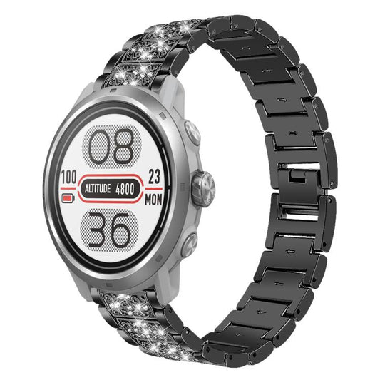 Bracelet de montre en acier xDfind Diamond Jewelry, 20mm For COROS APEX 2 42mm / PACE 2, 20mm For Ticwatch GTH / E3 / E / 2, 22mm For Ticwatch Pro X / Pro3 / Pro / GTX / E2, 20mm For Xiaomi Haylou RS4 Plus LS11, 22mm For Xiaomi Watch S3/2 Pro/S2/S1