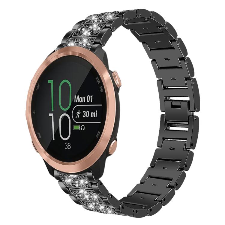 Bracelet de montre en acier xDfind Diamond Jewelry, 20mm For COROS APEX 2 42mm / PACE 2, 20mm For Ticwatch GTH / E3 / E / 2, 22mm For Ticwatch Pro X / Pro3 / Pro / GTX / E2, 20mm For Xiaomi Haylou RS4 Plus LS11, 22mm For Xiaomi Watch S3/2 Pro/S2/S1    ...