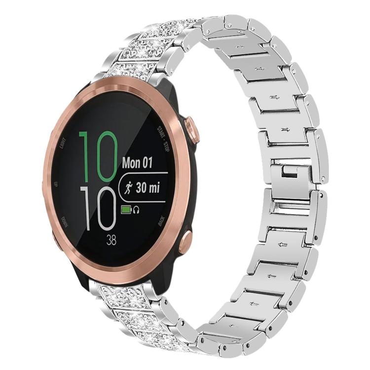 Bracelet de montre en acier xDfind Diamond Jewelry, 20mm For COROS APEX 2 42mm / PACE 2, 20mm For Ticwatch GTH / E3 / E / 2, 22mm For Ticwatch Pro X / Pro3 / Pro / GTX / E2, 20mm For Xiaomi Haylou RS4 Plus LS11, 22mm For Xiaomi Watch S3/2 Pro/S2/S1    ...