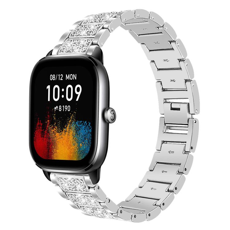 Bracelet de montre en acier xDfind Diamond Jewelry, 20mm For COROS APEX 2 42mm / PACE 2, 20mm For Ticwatch GTH / E3 / E / 2, 22mm For Ticwatch Pro X / Pro3 / Pro / GTX / E2, 20mm For Xiaomi Haylou RS4 Plus LS11, 22mm For Xiaomi Watch S3/2 Pro/S2/S1    ...