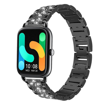 Bracelet de montre en acier xDfind Diamond Jewelry, 20mm For COROS APEX 2 42mm / PACE 2, 20mm For Ticwatch GTH / E3 / E / 2, 22mm For Ticwatch Pro X / Pro3 / Pro / GTX / E2, 20mm For Xiaomi Haylou RS4 Plus LS11, 22mm For Xiaomi Watch S3/2 Pro/S2/S1    ...