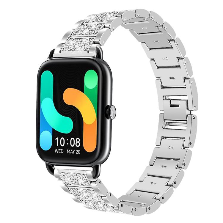 Bracelet de montre en acier xDfind Diamond Jewelry, 20mm For COROS APEX 2 42mm / PACE 2, 20mm For Ticwatch GTH / E3 / E / 2, 22mm For Ticwatch Pro X / Pro3 / Pro / GTX / E2, 20mm For Xiaomi Haylou RS4 Plus LS11, 22mm For Xiaomi Watch S3/2 Pro/S2/S1    ...