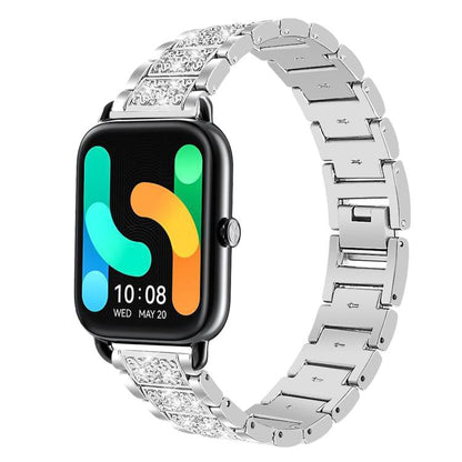 Bracelet de montre en acier xDfind Diamond Jewelry, 20mm For COROS APEX 2 42mm / PACE 2, 20mm For Ticwatch GTH / E3 / E / 2, 22mm For Ticwatch Pro X / Pro3 / Pro / GTX / E2, 20mm For Xiaomi Haylou RS4 Plus LS11, 22mm For Xiaomi Watch S3/2 Pro/S2/S1    ...