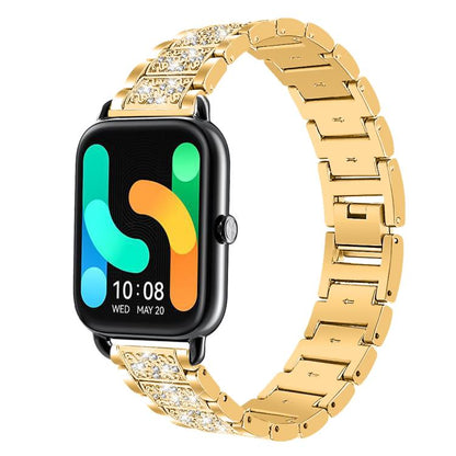 Bracelet de montre en acier xDfind Diamond Jewelry, 20mm For COROS APEX 2 42mm / PACE 2, 20mm For Ticwatch GTH / E3 / E / 2, 22mm For Ticwatch Pro X / Pro3 / Pro / GTX / E2, 20mm For Xiaomi Haylou RS4 Plus LS11, 22mm For Xiaomi Watch S3/2 Pro/S2/S1    ...