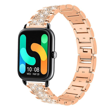 Bracelet de montre en acier xDfind Diamond Jewelry, 20mm For COROS APEX 2 42mm / PACE 2, 20mm For Ticwatch GTH / E3 / E / 2, 22mm For Ticwatch Pro X / Pro3 / Pro / GTX / E2, 20mm For Xiaomi Haylou RS4 Plus LS11, 22mm For Xiaomi Watch S3/2 Pro/S2/S1    ...