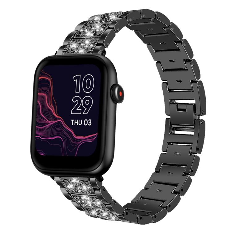 Bracelet de montre en acier xDfind Diamond Jewelry, 20mm For COROS APEX 2 42mm / PACE 2, 20mm For Ticwatch GTH / E3 / E / 2, 22mm For Ticwatch Pro X / Pro3 / Pro / GTX / E2, 20mm For Xiaomi Haylou RS4 Plus LS11, 22mm For Xiaomi Watch S3/2 Pro/S2/S1    ...