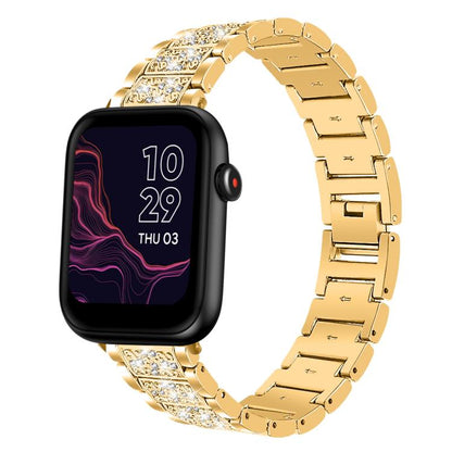 Bracelet de montre en acier xDfind Diamond Jewelry, 20mm For COROS APEX 2 42mm / PACE 2, 20mm For Ticwatch GTH / E3 / E / 2, 22mm For Ticwatch Pro X / Pro3 / Pro / GTX / E2, 20mm For Xiaomi Haylou RS4 Plus LS11, 22mm For Xiaomi Watch S3/2 Pro/S2/S1    ...