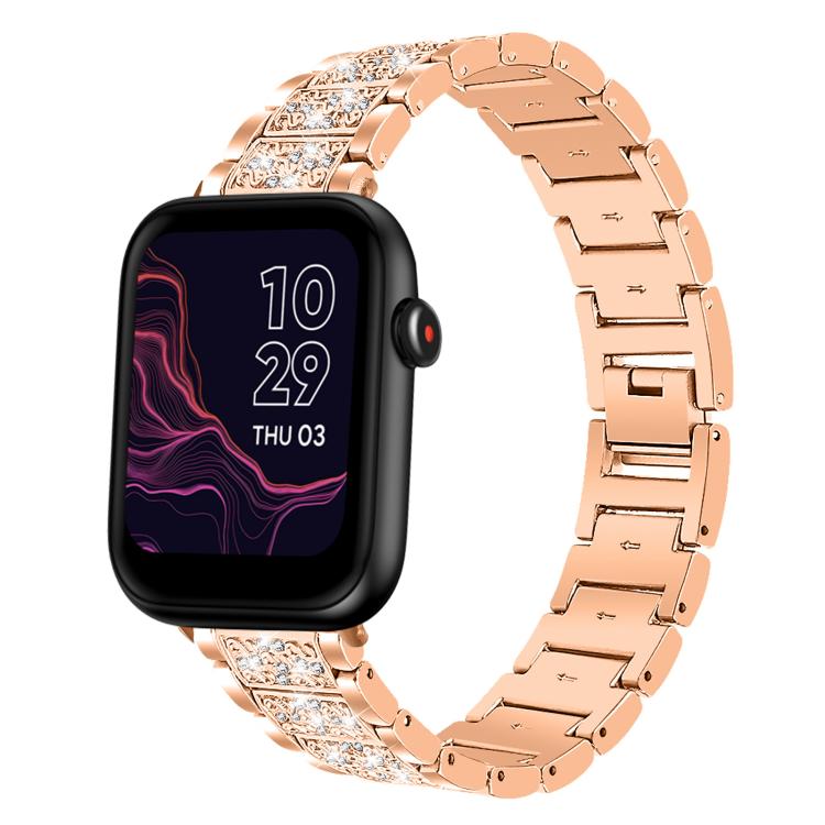 Bracelet de montre en acier xDfind Diamond Jewelry, 20mm For COROS APEX 2 42mm / PACE 2, 20mm For Ticwatch GTH / E3 / E / 2, 22mm For Ticwatch Pro X / Pro3 / Pro / GTX / E2, 20mm For Xiaomi Haylou RS4 Plus LS11, 22mm For Xiaomi Watch S3/2 Pro/S2/S1    ...