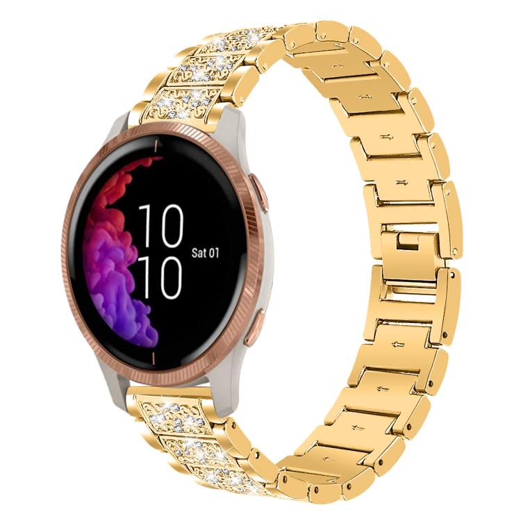Bracelet de montre en acier xDfind Diamond Jewelry, 20mm For COROS APEX 2 42mm / PACE 2, 20mm For Ticwatch GTH / E3 / E / 2, 22mm For Ticwatch Pro X / Pro3 / Pro / GTX / E2, 20mm For Xiaomi Haylou RS4 Plus LS11, 22mm For Xiaomi Watch S3/2 Pro/S2/S1    ...
