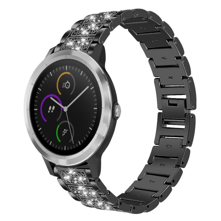 Bracelet de montre en acier xDfind Diamond Jewelry, 20mm For COROS APEX 2 42mm / PACE 2, 20mm For Ticwatch GTH / E3 / E / 2, 22mm For Ticwatch Pro X / Pro3 / Pro / GTX / E2, 20mm For Xiaomi Haylou RS4 Plus LS11, 22mm For Xiaomi Watch S3/2 Pro/S2/S1    ...