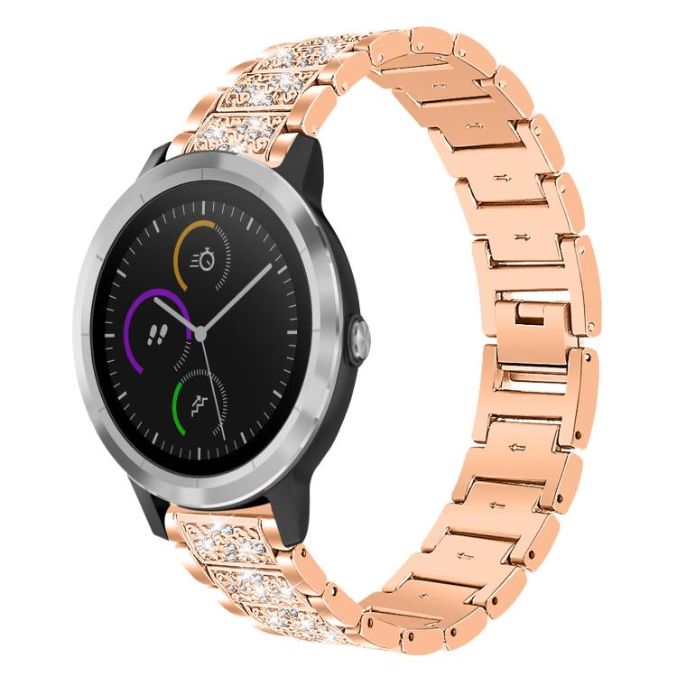 Bracelet de montre en acier xDfind Diamond Jewelry, 20mm For COROS APEX 2 42mm / PACE 2, 20mm For Ticwatch GTH / E3 / E / 2, 22mm For Ticwatch Pro X / Pro3 / Pro / GTX / E2, 20mm For Xiaomi Haylou RS4 Plus LS11, 22mm For Xiaomi Watch S3/2 Pro/S2/S1    ...