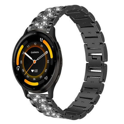 Bracelet de montre en acier xDfind Diamond Jewelry, 20mm For COROS APEX 2 42mm / PACE 2, 20mm For Ticwatch GTH / E3 / E / 2, 22mm For Ticwatch Pro X / Pro3 / Pro / GTX / E2, 20mm For Xiaomi Haylou RS4 Plus LS11, 22mm For Xiaomi Watch S3/2 Pro/S2/S1    ...