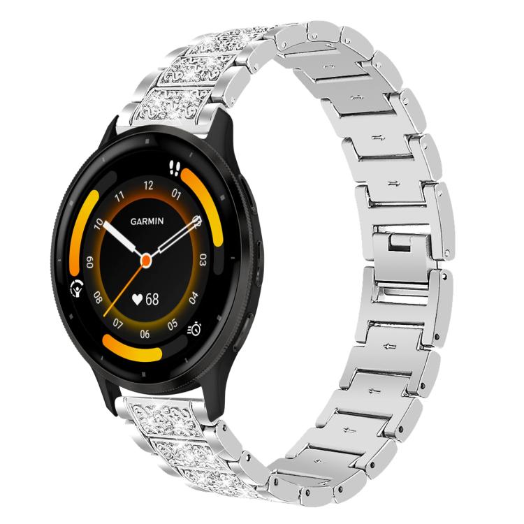 Bracelet de montre en acier xDfind Diamond Jewelry, 20mm For COROS APEX 2 42mm / PACE 2, 20mm For Ticwatch GTH / E3 / E / 2, 22mm For Ticwatch Pro X / Pro3 / Pro / GTX / E2, 20mm For Xiaomi Haylou RS4 Plus LS11, 22mm For Xiaomi Watch S3/2 Pro/S2/S1    ...