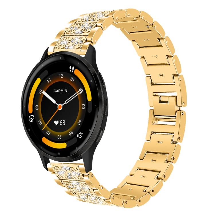 Bracelet de montre en acier xDfind Diamond Jewelry, 20mm For COROS APEX 2 42mm / PACE 2, 20mm For Ticwatch GTH / E3 / E / 2, 22mm For Ticwatch Pro X / Pro3 / Pro / GTX / E2, 20mm For Xiaomi Haylou RS4 Plus LS11, 22mm For Xiaomi Watch S3/2 Pro/S2/S1    ...