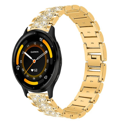 Bracelet de montre en acier xDfind Diamond Jewelry, 20mm For COROS APEX 2 42mm / PACE 2, 20mm For Ticwatch GTH / E3 / E / 2, 22mm For Ticwatch Pro X / Pro3 / Pro / GTX / E2, 20mm For Xiaomi Haylou RS4 Plus LS11, 22mm For Xiaomi Watch S3/2 Pro/S2/S1    ...