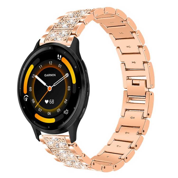 Bracelet de montre en acier xDfind Diamond Jewelry, 20mm For COROS APEX 2 42mm / PACE 2, 20mm For Ticwatch GTH / E3 / E / 2, 22mm For Ticwatch Pro X / Pro3 / Pro / GTX / E2, 20mm For Xiaomi Haylou RS4 Plus LS11, 22mm For Xiaomi Watch S3/2 Pro/S2/S1    ...