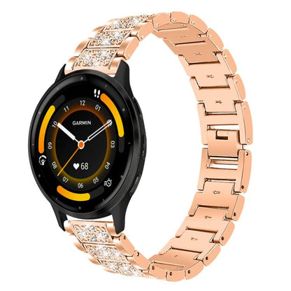 Bracelet de montre en acier xDfind Diamond Jewelry, 20mm For COROS APEX 2 42mm / PACE 2, 20mm For Ticwatch GTH / E3 / E / 2, 22mm For Ticwatch Pro X / Pro3 / Pro / GTX / E2, 20mm For Xiaomi Haylou RS4 Plus LS11, 22mm For Xiaomi Watch S3/2 Pro/S2/S1    ...
