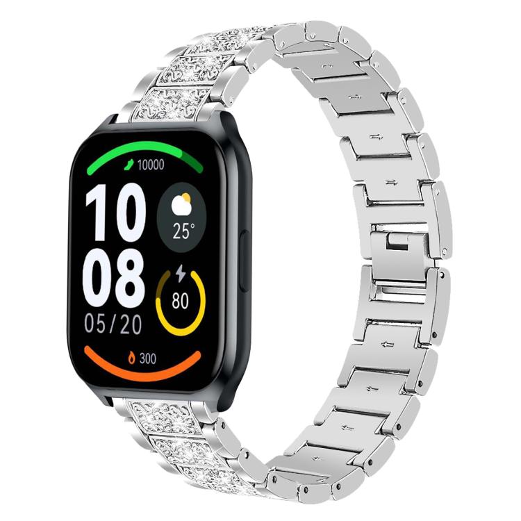 Bracelet de montre en acier xDfind Diamond Jewelry, 20mm For COROS APEX 2 42mm / PACE 2, 20mm For Ticwatch GTH / E3 / E / 2, 22mm For Ticwatch Pro X / Pro3 / Pro / GTX / E2, 20mm For Xiaomi Haylou RS4 Plus LS11, 22mm For Xiaomi Watch S3/2 Pro/S2/S1    ...