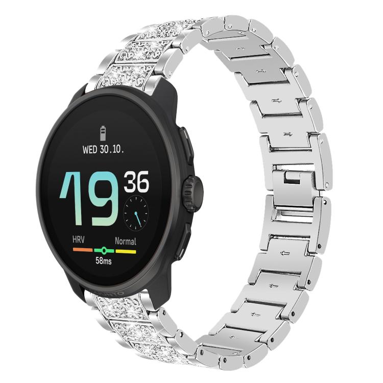 Bracelet de montre en acier xDfind Diamond Jewelry, 20mm For COROS APEX 2 42mm / PACE 2, 20mm For Ticwatch GTH / E3 / E / 2, 22mm For Ticwatch Pro X / Pro3 / Pro / GTX / E2, 20mm For Xiaomi Haylou RS4 Plus LS11, 22mm For Xiaomi Watch S3/2 Pro/S2/S1    ...
