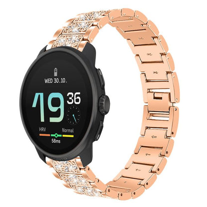 Bracelet de montre en acier xDfind Diamond Jewelry, 20mm For COROS APEX 2 42mm / PACE 2, 20mm For Ticwatch GTH / E3 / E / 2, 22mm For Ticwatch Pro X / Pro3 / Pro / GTX / E2, 20mm For Xiaomi Haylou RS4 Plus LS11, 22mm For Xiaomi Watch S3/2 Pro/S2/S1    ...