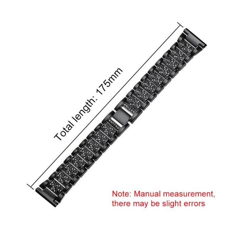 Bracelet de montre en acier xDfind Diamond Jewelry, 20mm For COROS APEX 2 42mm / PACE 2, 20mm For Ticwatch GTH / E3 / E / 2, 22mm For Ticwatch Pro X / Pro3 / Pro / GTX / E2, 20mm For Xiaomi Haylou RS4 Plus LS11, 22mm For Xiaomi Watch S3/2 Pro/S2/S1    ...