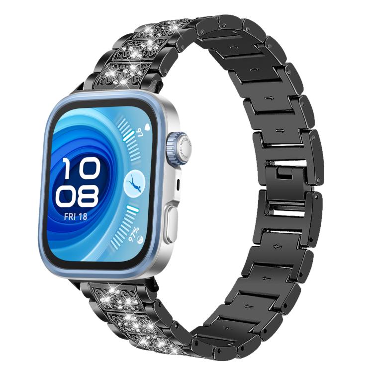 Bracelet de montre en acier inoxydable xDfind Diamond Jewelry, For Huawei Watch Fit 5 / Fit 5 Pro 20mm, For Huawei Band 10 / 9 / 8 14mm