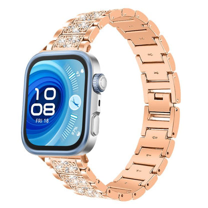 Bracelet de montre en acier inoxydable xDfind Diamond Jewelry, For Huawei Watch Fit 5 / Fit 5 Pro 20mm, For Huawei Band 10 / 9 / 8 14mm