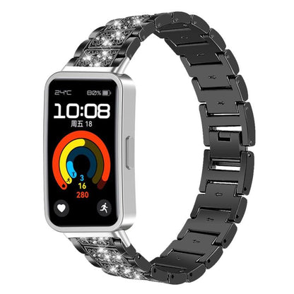 Bracelet de montre en acier inoxydable xDfind Diamond Jewelry, For Huawei Watch Fit 5 / Fit 5 Pro 20mm, For Huawei Band 10 / 9 / 8 14mm