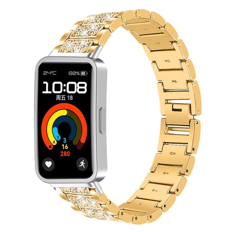 Bracelet de montre en acier inoxydable xDfind Diamond Jewelry, For Huawei Watch Fit 5 / Fit 5 Pro 20mm, For Huawei Band 10 / 9 / 8 14mm