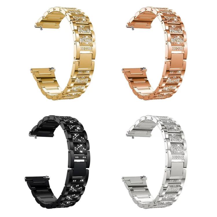Bracelet de montre en acier inoxydable xDfind Diamond Jewelry, For Huawei Watch Fit 5 / Fit 5 Pro 20mm, For Huawei Band 10 / 9 / 8 14mm
