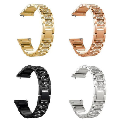 Bracelet de montre en acier inoxydable xDfind Diamond Jewelry, For Huawei Watch Fit 5 / Fit 5 Pro 20mm, For Huawei Band 10 / 9 / 8 14mm