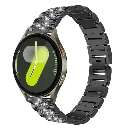 Bracelet de montre en acier inoxydable xDfind Diamond Jewelry, For Samsung Galaxy Watch Ultra / Ultra 2025, For Samsung Galaxy Watch8 / Watch8 Classic, For Samsung Galaxy Watch7 / FE / 6 / 5 / 4, For Samsung Galaxy Fit3