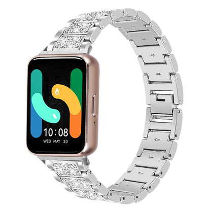 Bracelet de montre en acier inoxydable xDfind Diamond Jewelry, For Samsung Galaxy Watch Ultra / Ultra 2025, For Samsung Galaxy Watch8 / Watch8 Classic, For Samsung Galaxy Watch7 / FE / 6 / 5 / 4, For Samsung Galaxy Fit3
