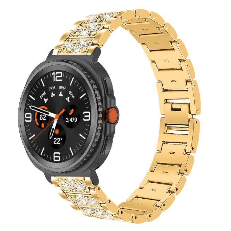 Bracelet de montre en acier inoxydable xDfind Diamond Jewelry, For Samsung Galaxy Watch Ultra / Ultra 2025, For Samsung Galaxy Watch8 / Watch8 Classic, For Samsung Galaxy Watch7 / FE / 6 / 5 / 4, For Samsung Galaxy Fit3