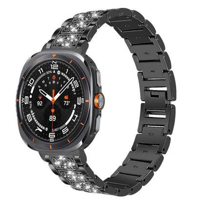 Bracelet de montre en acier inoxydable xDfind Diamond Jewelry, For Samsung Galaxy Watch Ultra / Ultra 2025, For Samsung Galaxy Watch8 / Watch8 Classic, For Samsung Galaxy Watch7 / FE / 6 / 5 / 4, For Samsung Galaxy Fit3