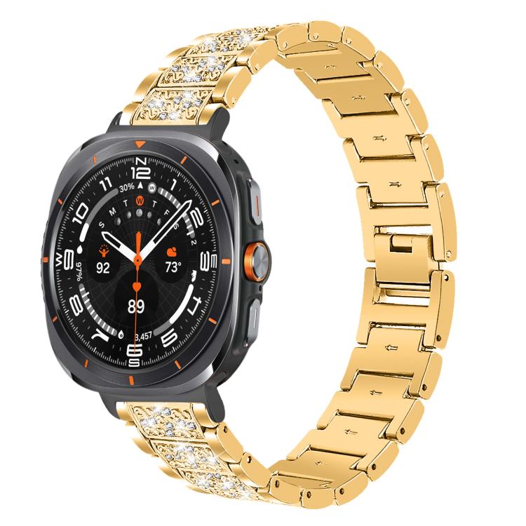 Bracelet de montre en acier inoxydable xDfind Diamond Jewelry, For Samsung Galaxy Watch Ultra / Ultra 2025, For Samsung Galaxy Watch8 / Watch8 Classic, For Samsung Galaxy Watch7 / FE / 6 / 5 / 4, For Samsung Galaxy Fit3