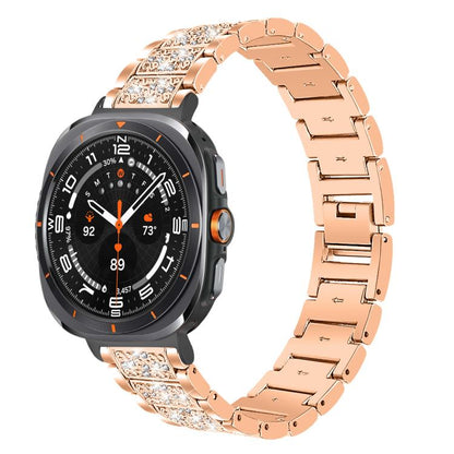 Bracelet de montre en acier inoxydable xDfind Diamond Jewelry, For Samsung Galaxy Watch Ultra / Ultra 2025, For Samsung Galaxy Watch8 / Watch8 Classic, For Samsung Galaxy Watch7 / FE / 6 / 5 / 4, For Samsung Galaxy Fit3