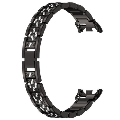Bracelet de montre en acier inoxydable xDfind Diamond Jewelry, For Xiaomi Smart Band 11 / 10 / 9 / 8, For Xiaomi Band 10 Pro / 9 Pro / Redmi Watch 6, For Redmi Watch 3 Active / Lite 20mm, For Redmi Watch 3 20mm