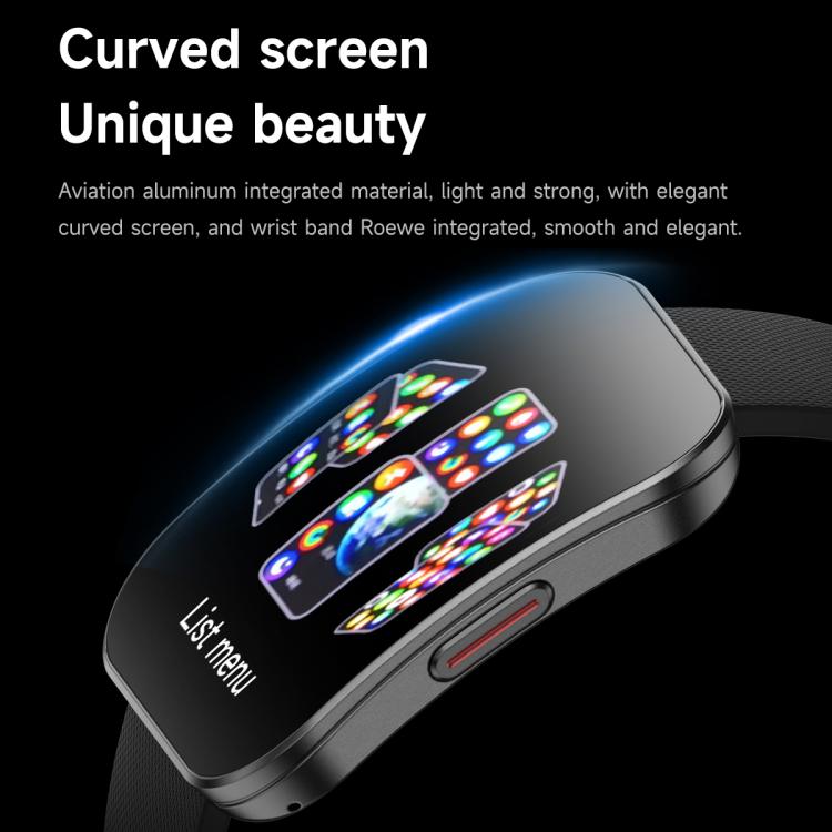Montre connectée sport U17 avec écran incurvé ultra-fin de 1,85 pouce et certification IP68
