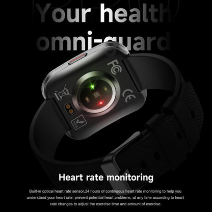 Montre connectée sport U17 avec écran incurvé ultra-fin de 1,85 pouce et certification IP68