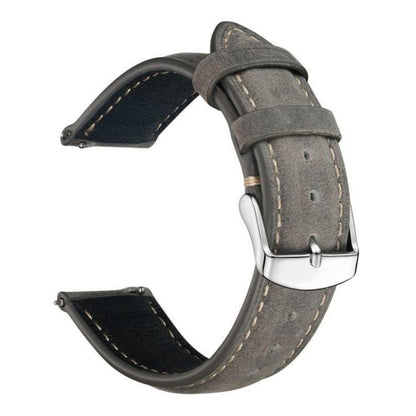 Bracelet de montre en cuir texturé Crazy Horse rétro xDfind, 24mm for Suunto 9 / 9 Baro / D5 / Core / 7, 14mm, 18mm, 20mm, 22mm