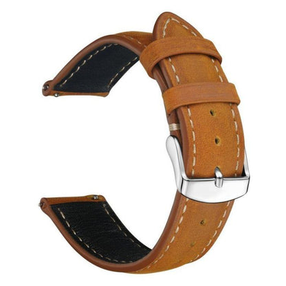 Bracelet de montre en cuir texturé Crazy Horse rétro xDfind, 24mm for Suunto 9 / 9 Baro / D5 / Core / 7, 14mm, 18mm, 20mm, 22mm