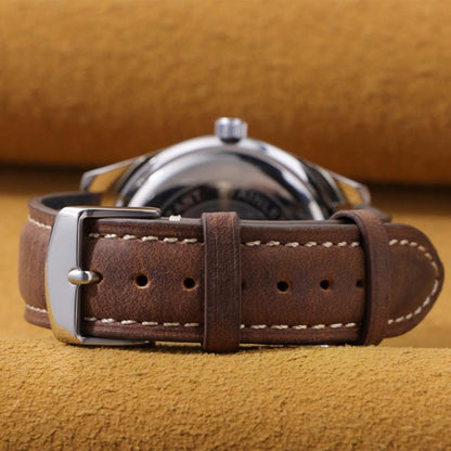 Bracelet de montre en cuir texturé Crazy Horse rétro xDfind, 24mm for Suunto 9 / 9 Baro / D5 / Core / 7, 14mm, 18mm, 20mm, 22mm