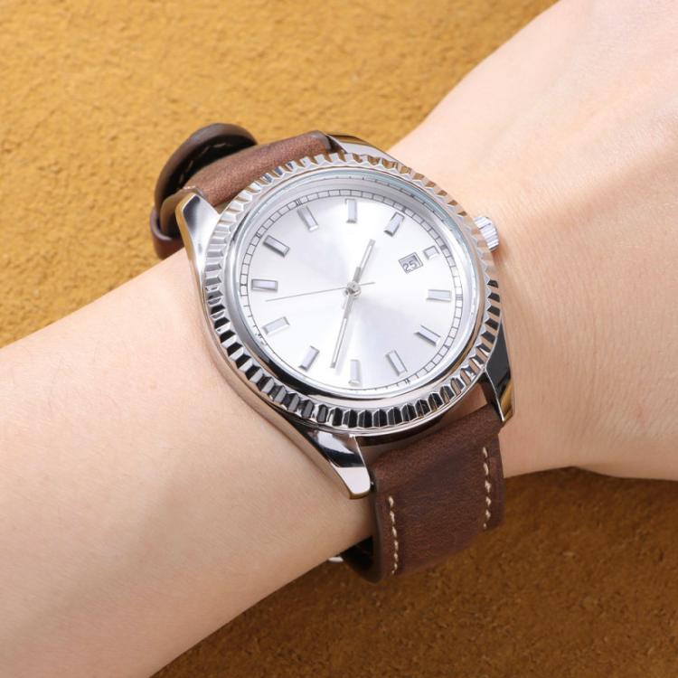 Bracelet de montre en cuir texturé Crazy Horse rétro xDfind, 24mm for Suunto 9 / 9 Baro / D5 / Core / 7, 14mm, 18mm, 20mm, 22mm
